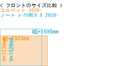 #コルベット 2020- + ノート e-POWER X 2020-